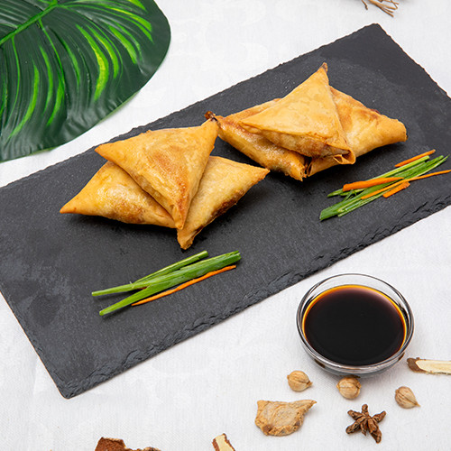 Samosa de curry vegeta