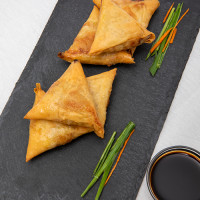 Samosa de curry vegeta